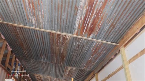 sheet metal roof rust labs|sheet metal ceiling rust.